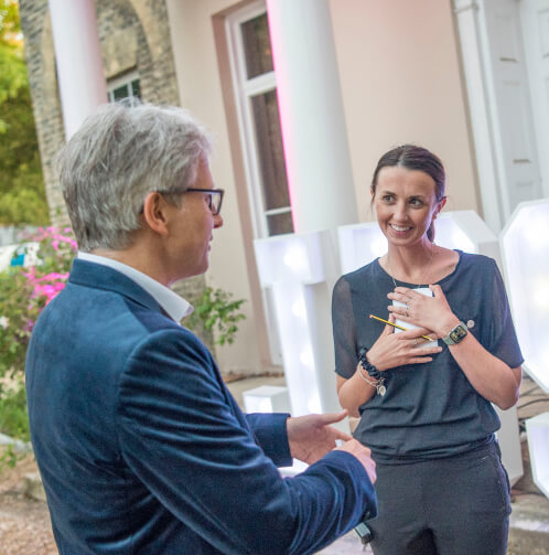 Connections happen naturally talk with guests